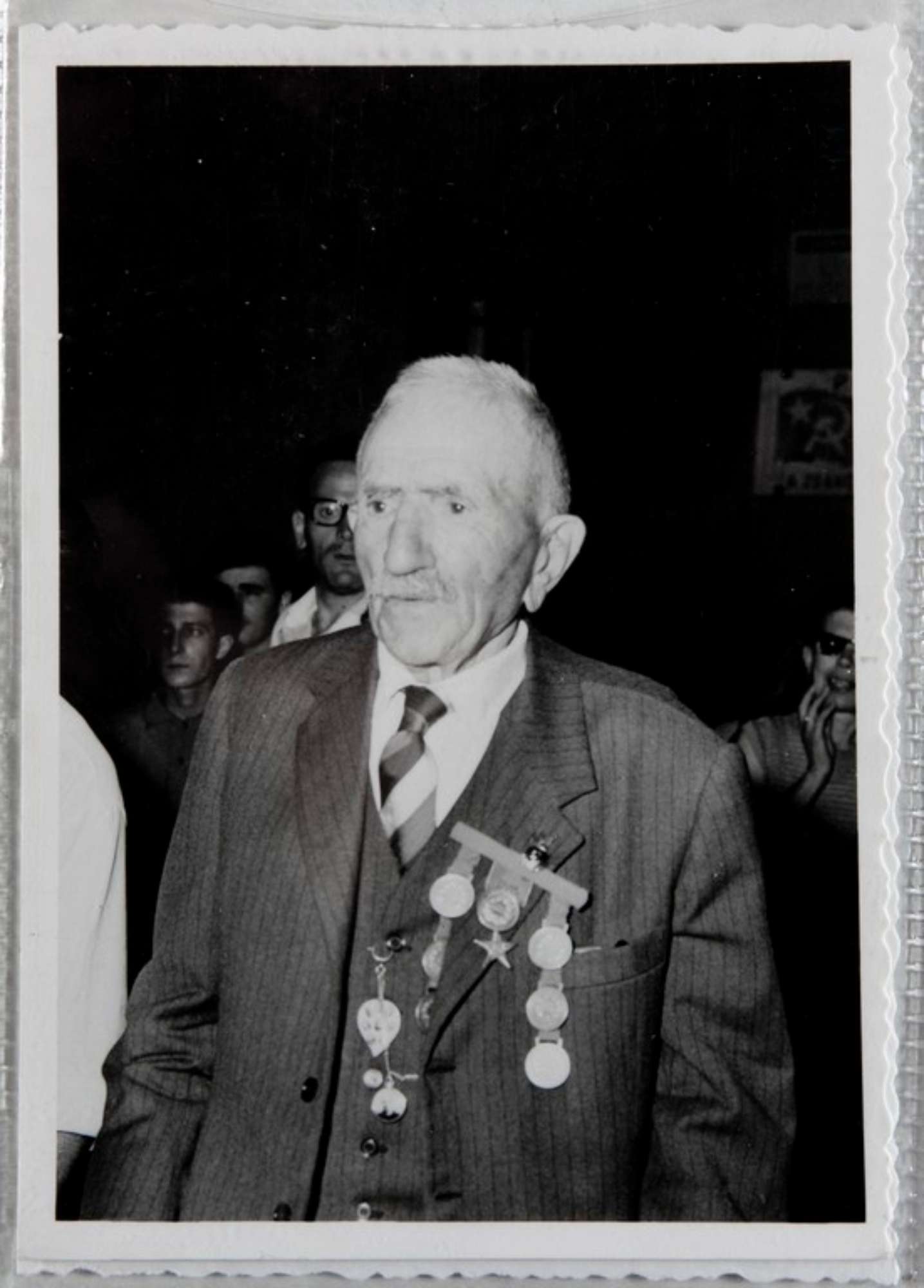 Poggibonsi, 18-19 luglio 1964, XX° anniversario della liberazione e conferimento ad Alcide Cervi della cittadinanza onoraria. Alcide Cervi